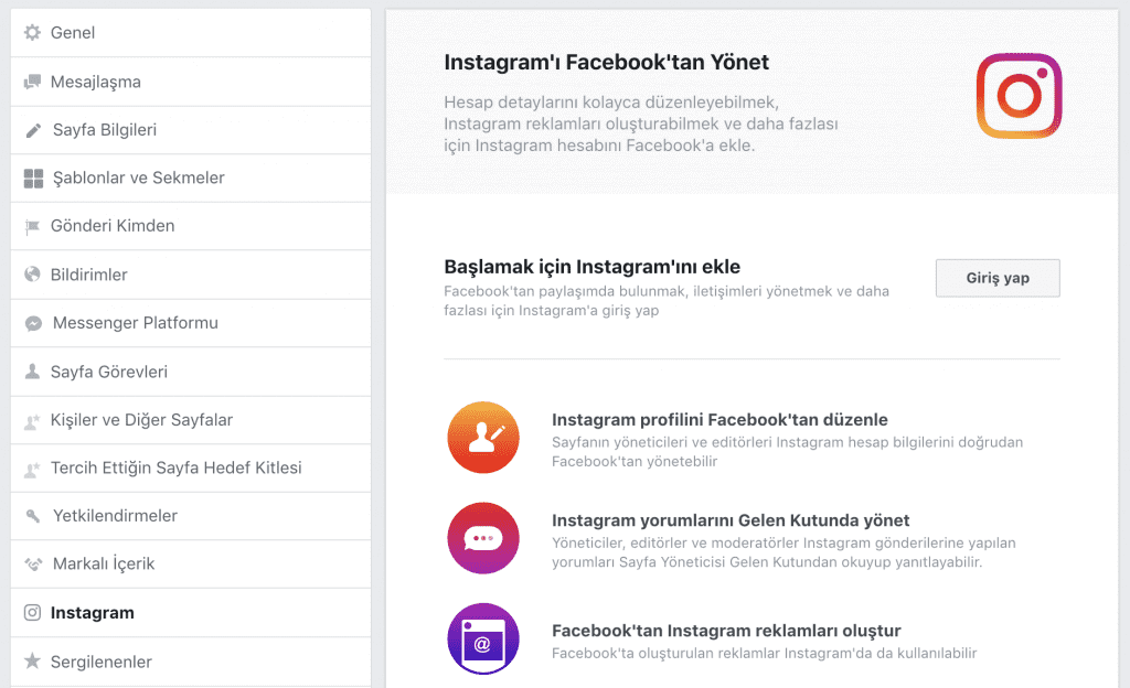 instagram sayfası entegrasyonu